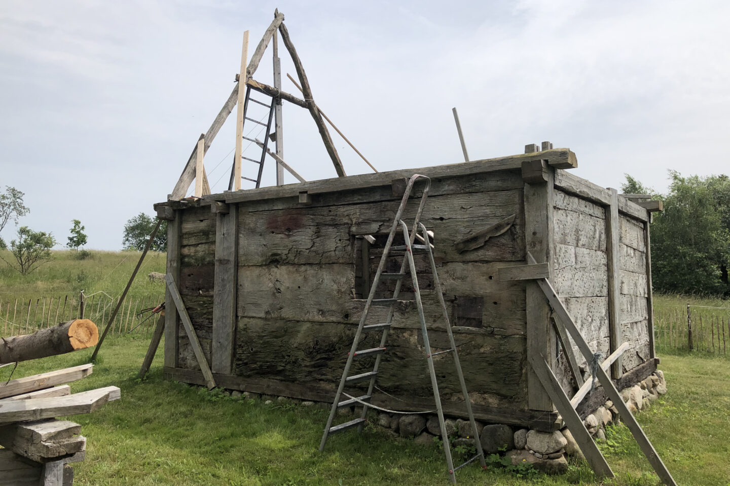 Bålehus hos Boni Wiik